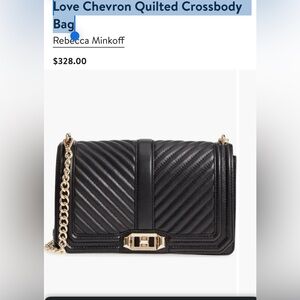 Love Chevron Quilted Crossbody Bag Rebecca Minkoff